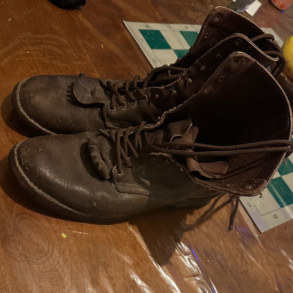 Men's Brown Leather Boots